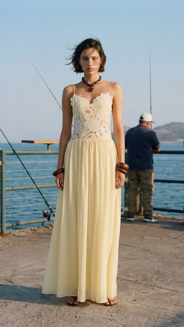Tamara Maxi Dress Butter Yellow